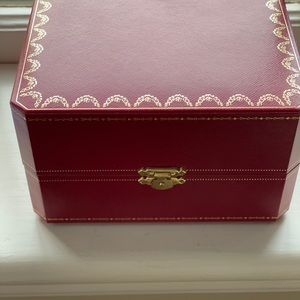 Cartier watch box - pristine condition.